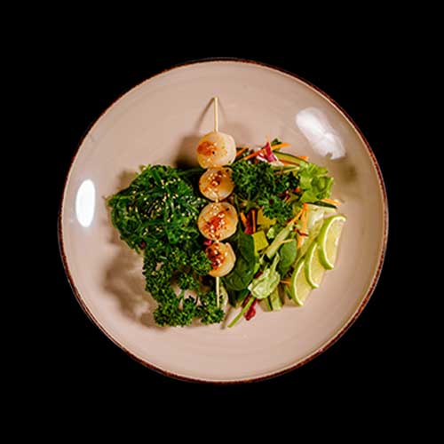 18. Jakobsmuscheln gegrillt